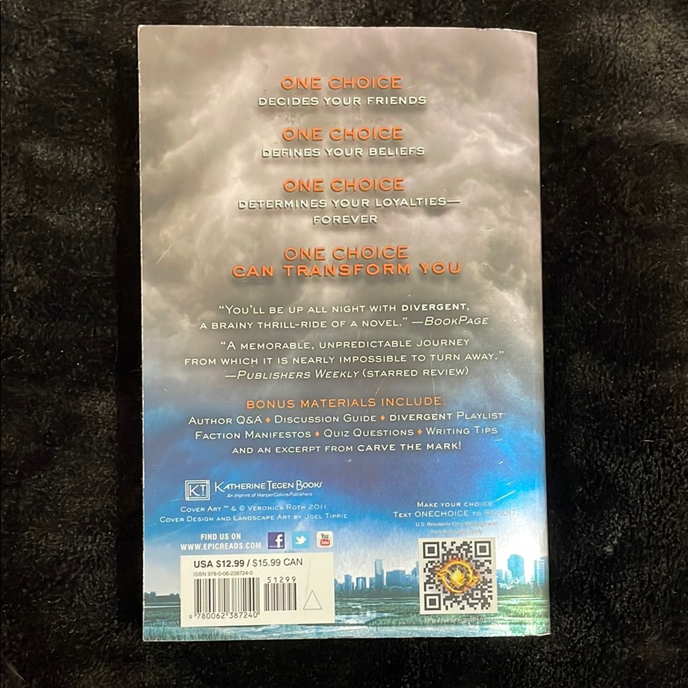 Divergent by Veronica Roth Book - Picture 2 of 4